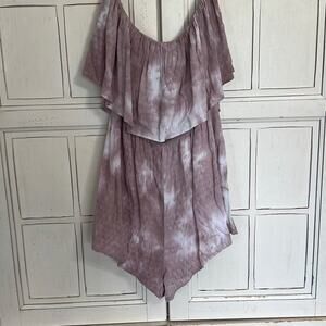 NWT Le Lis size small tie dye sleeveless romper